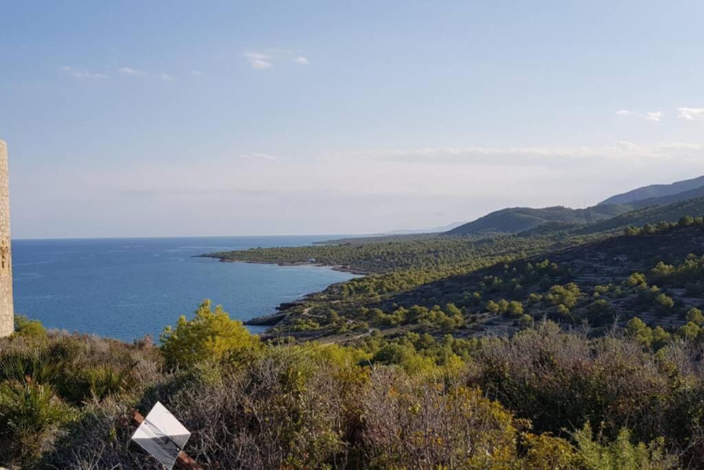 Neu renoviertes Strandappartment mit Meerblick Alcossebre Exterior foto