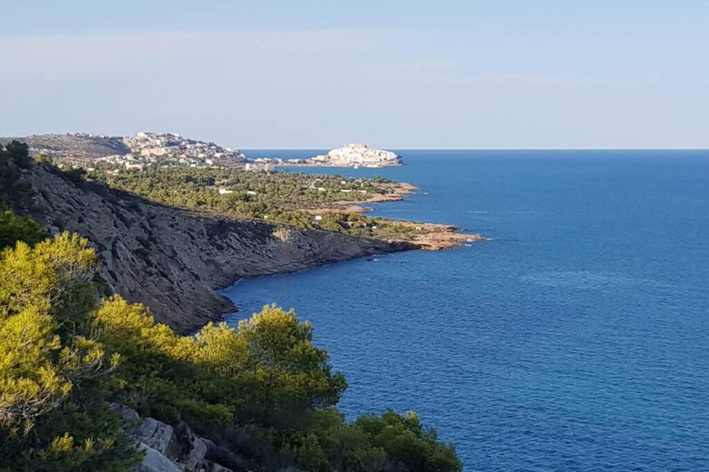 Neu renoviertes Strandappartment mit Meerblick Alcossebre Exterior foto