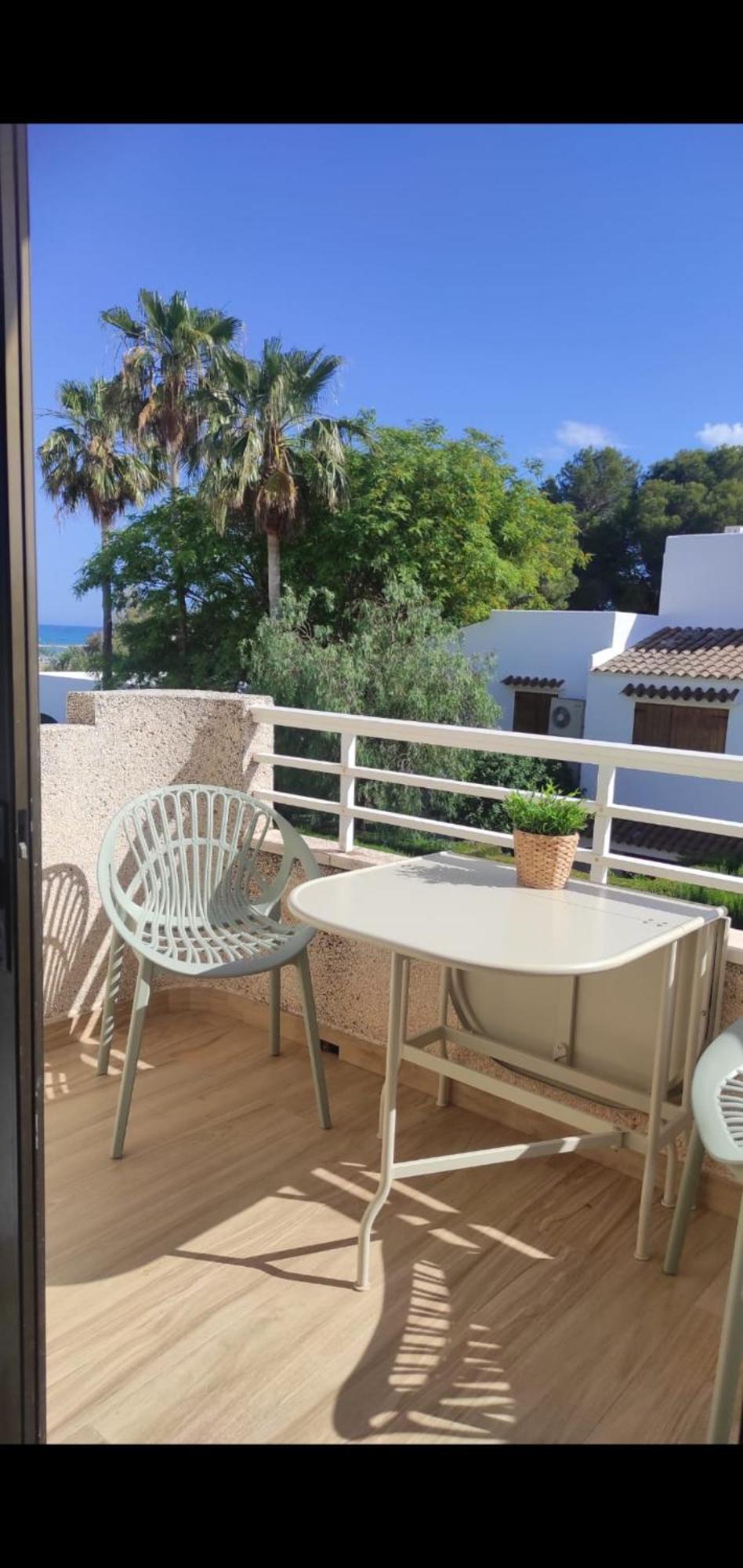 Neu renoviertes Strandappartment mit Meerblick Alcossebre Exterior foto